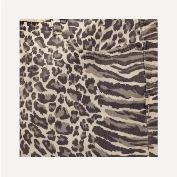 NWT Current/Elliott Animal Print Skinny Jeans - Picture 7 of 8